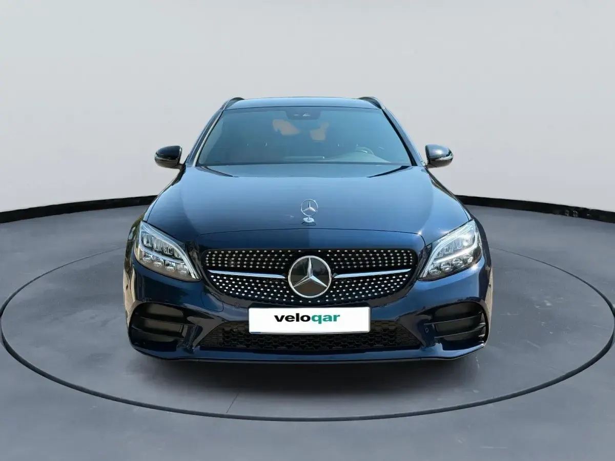 Gebraucht Mercedes C300e AMG line 194 PS (142 kW) 2019 Blau Kombi