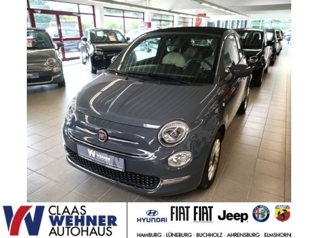 Carrara grau) (grau Gebraucht 2022 Fiat 500C Dolcevita Cabrio | 11.900 € (Guter Preis) - Bild 1/4