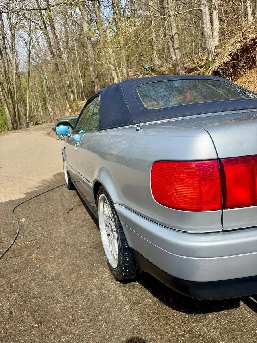 Gebraucht Audi Cabriolet Design 174 PS (127 kW) 1997 Silber Cabrio