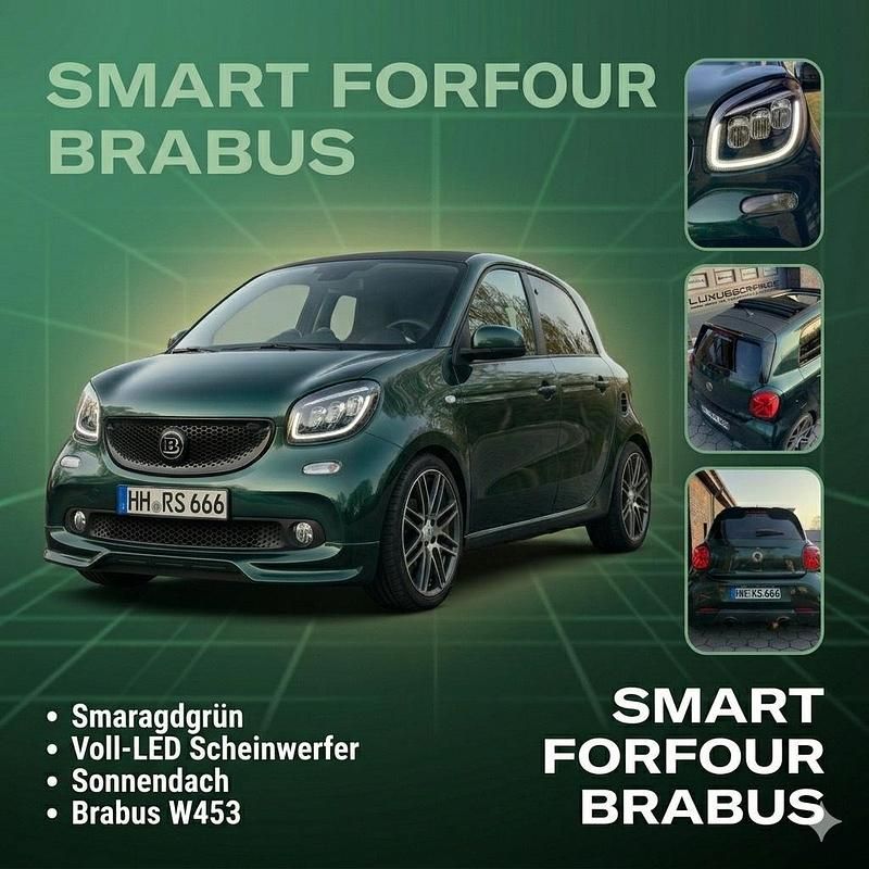 Second-hand Smart ForFour Brabus 109 CP (80 kW) 2018 Verde Hatchback