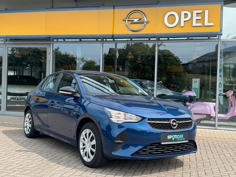Blau Gebraucht 2021 Opel Corsa-e Edition Kleinwagen | 16.900 € (Fairer Preis) - Bild 1/4