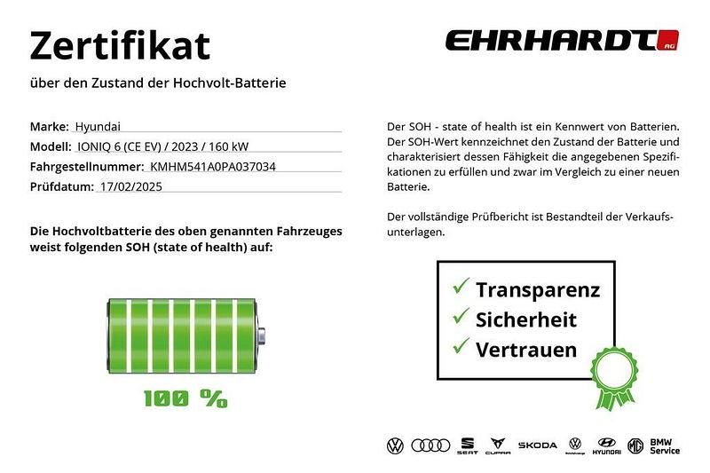 Gebraucht Hyundai Ioniq 6 167 kW (228 PS) 2023 Grau Limousine
