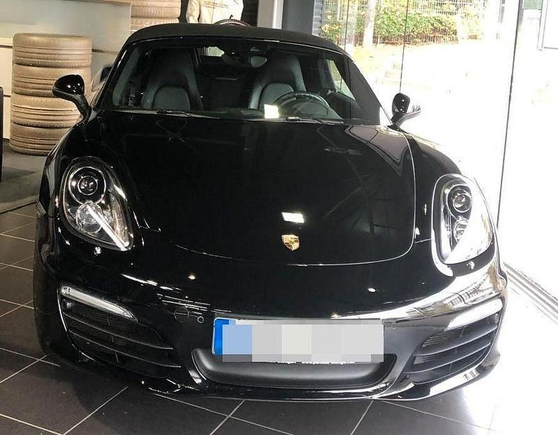 Schwarz Gebraucht 2015 Porsche Boxster Black Edition Cabrio | 49.500 € (Guter Preis) - Bild 1/3