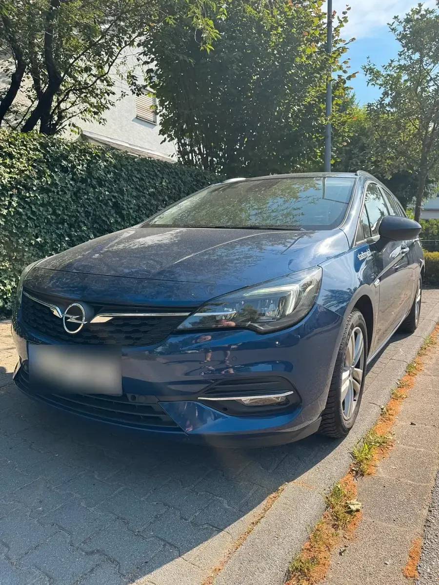 Gebraucht Opel Astra 122 PS (89 kW) 2021 Blau Kombi