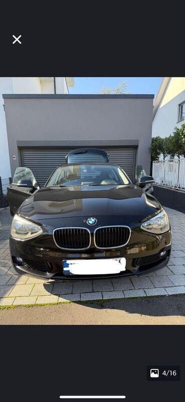 Gebraucht BMW 116 109 PS (80 kW) 2014 Schwarz Kleinwagen