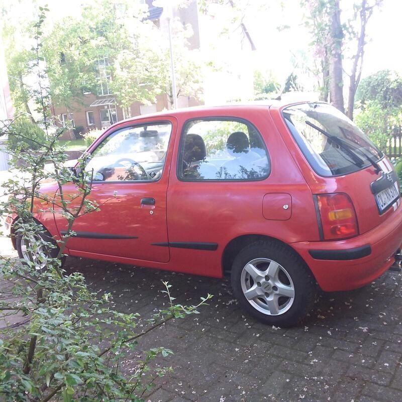 Rot Gebraucht 1999 Nissan Micra Kleinwagen | 350 € (Superpreis) - Bild 1/4