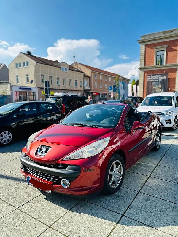 Rot Gebraucht 2009 Peugeot 207 CC Cabrio | 2.450 € (Superpreis) - Bild 1/4