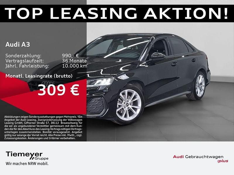 Gebraucht Audi A3 S-Line 150 PS (110 kW) 2024 Schwarz Limousine