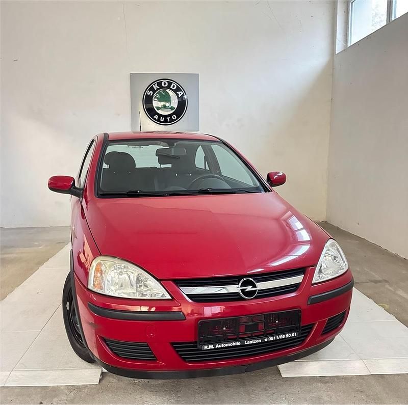 Rot Gebraucht 2004 Opel Corsa Kleinwagen | 2.450 € - Bild 1/4