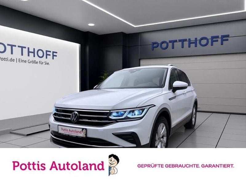 Weiss Gebraucht 2023 VW Tiguan Elegance SUV | 26.997 € (Superpreis) - Bild 1/4