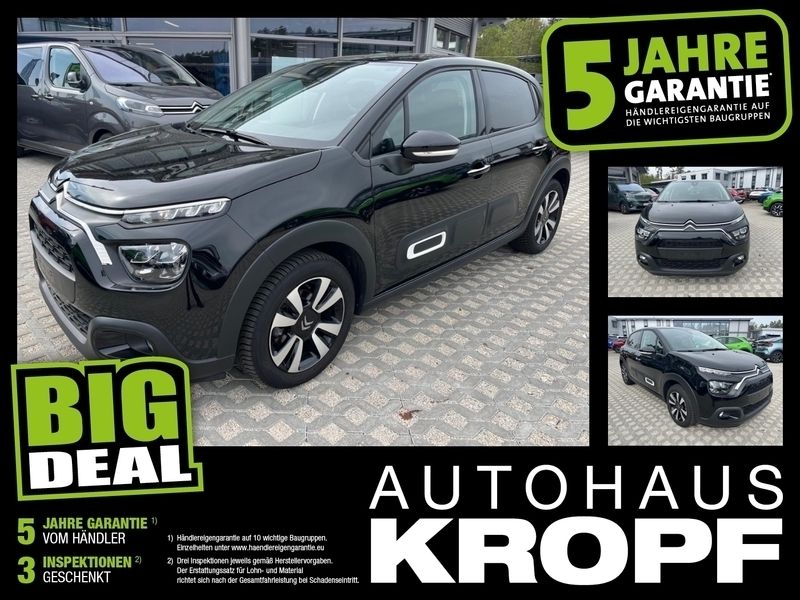 Schwarz Gebraucht 2024 Citroën C3 PureTech Kleinwagen | 13.970 € (Guter Preis) - Bild 1/4
