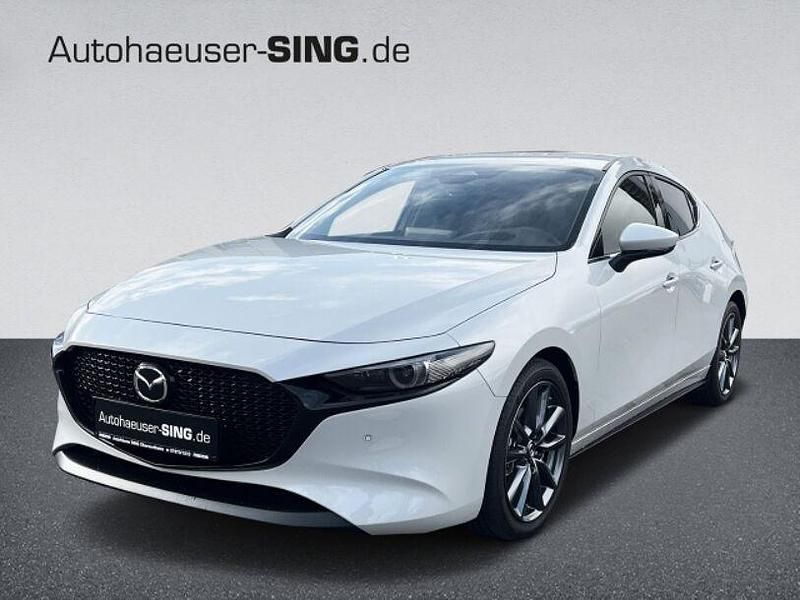 Soul red crystal Gebraucht 2024 Mazda 3 Exclusive-Line Limousine | 26.390 € (Guter Preis) - Bild 1/4