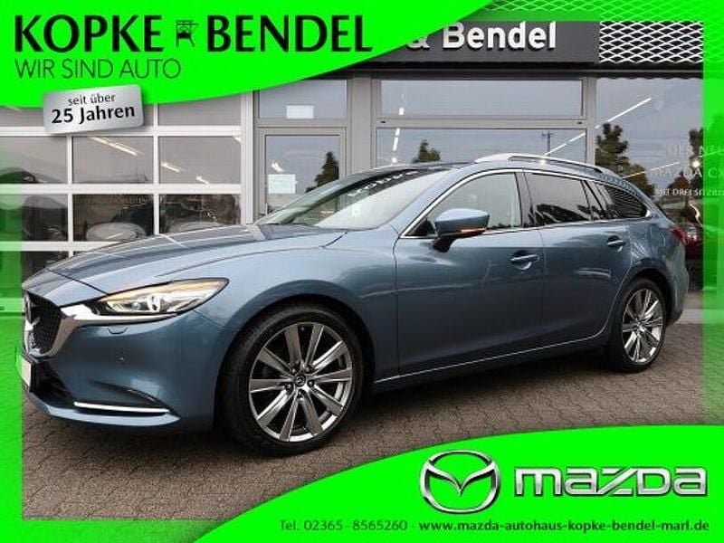 Gebraucht Mazda 6 Sports-Line 194 PS (142 kW) 2018 Reflexblau metallic (metallic) Kombi