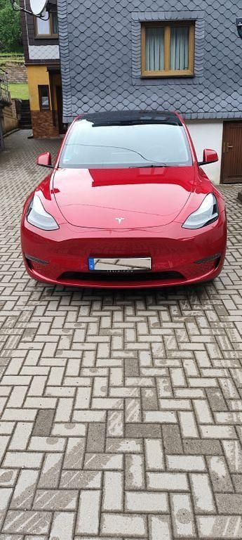 Gebraucht Tesla Model Y Long Range AWD 274 kW (373 PS) 2022 Rot SUV