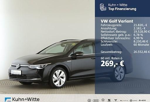 Gebraucht VW Golf VIII Style 150 PS (110 kW) 2022 Schwarz Kombi