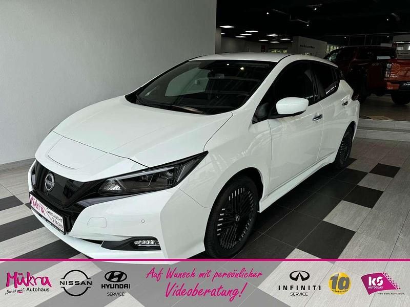 Arctic solid white (weiß) Gebraucht 2023 Nissan Leaf N-Connecta Kleinwagen | 23.490 € (Fairer Preis) - Bild 1/4