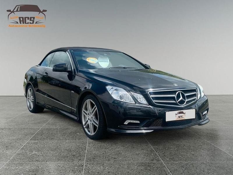Schwarz Gebraucht 2011 Mercedes E350 AMG line Cabrio | 11.990 € (Superpreis) - Bild 1/4