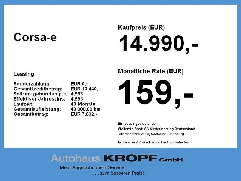 Gebraucht Opel Corsa-e 100 kW (136 PS) 2022 Schwarz Kleinwagen