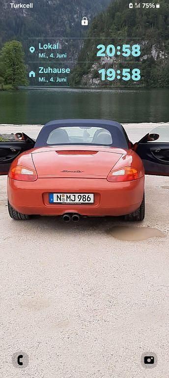 Orange Gebraucht 2002 Porsche Boxster Cabrio | 17.900 € (Fairer Preis) - Bild 1/4