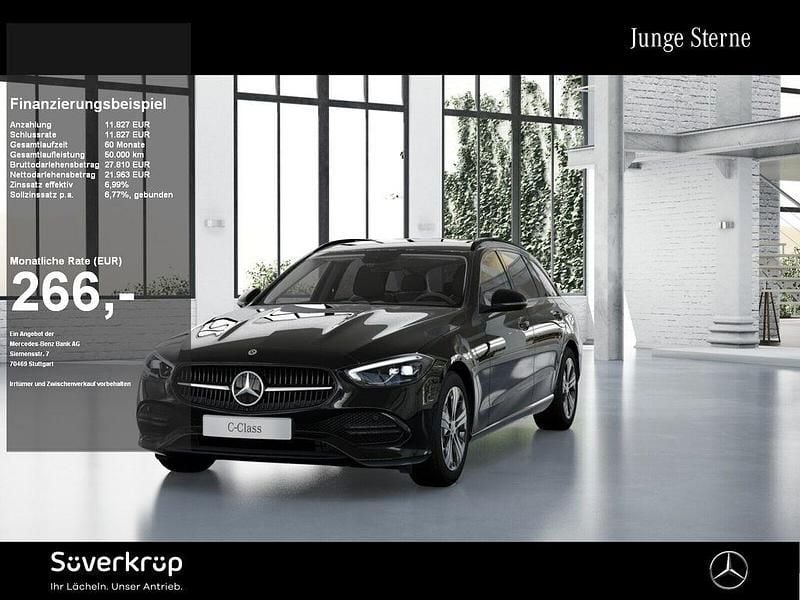 Schwarz Gebraucht 2023 Mercedes C300 Avantgarde Limousine | 33.790 € (Superpreis) - Bild 1/2