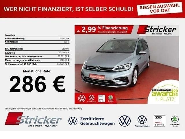 Oyster silver metallic Gebraucht 2025 VW Touran R-line Van / Kleinbus | 33.899 € (Guter Preis) - Bild 1/4