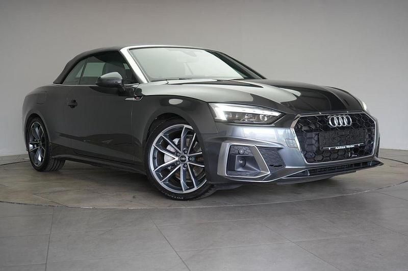 Gebraucht Audi A5 Cabriolet S-Line 204 PS (150 kW) 2022 Daytona gray pearl effect Cabrio