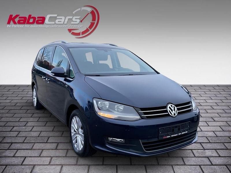 Gebraucht VW Sharan Comfortline 150 PS (110 kW) 2014 Night blue metallic Van / Kleinbus