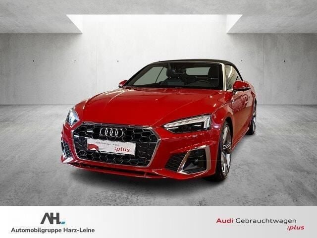 Rot Gebraucht 2024 Audi A5 Cabriolet S-Line Cabrio | 54.277 € (Guter Preis) - Bild 1/4