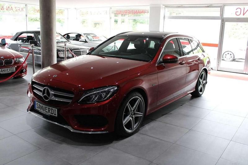 Hyazinthrot Gebraucht 2018 Mercedes C350e Sport Kombi | 21.990 € (Fairer Preis) - Bild 1/4