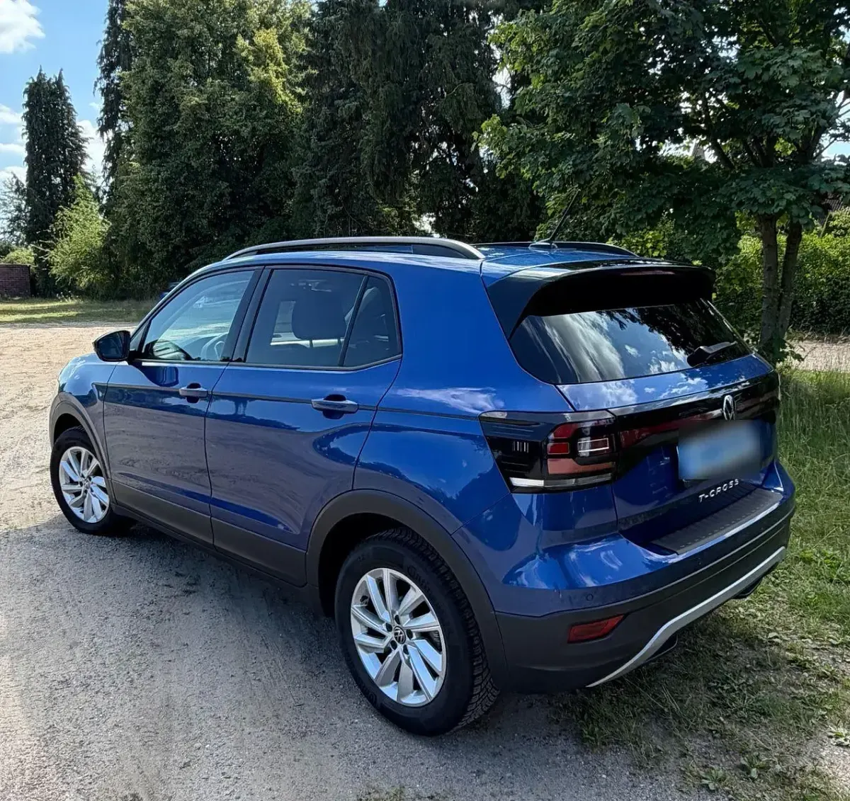 Gebraucht VW T-Cross Life 110 PS (80 kW) 2021 Blau SUV