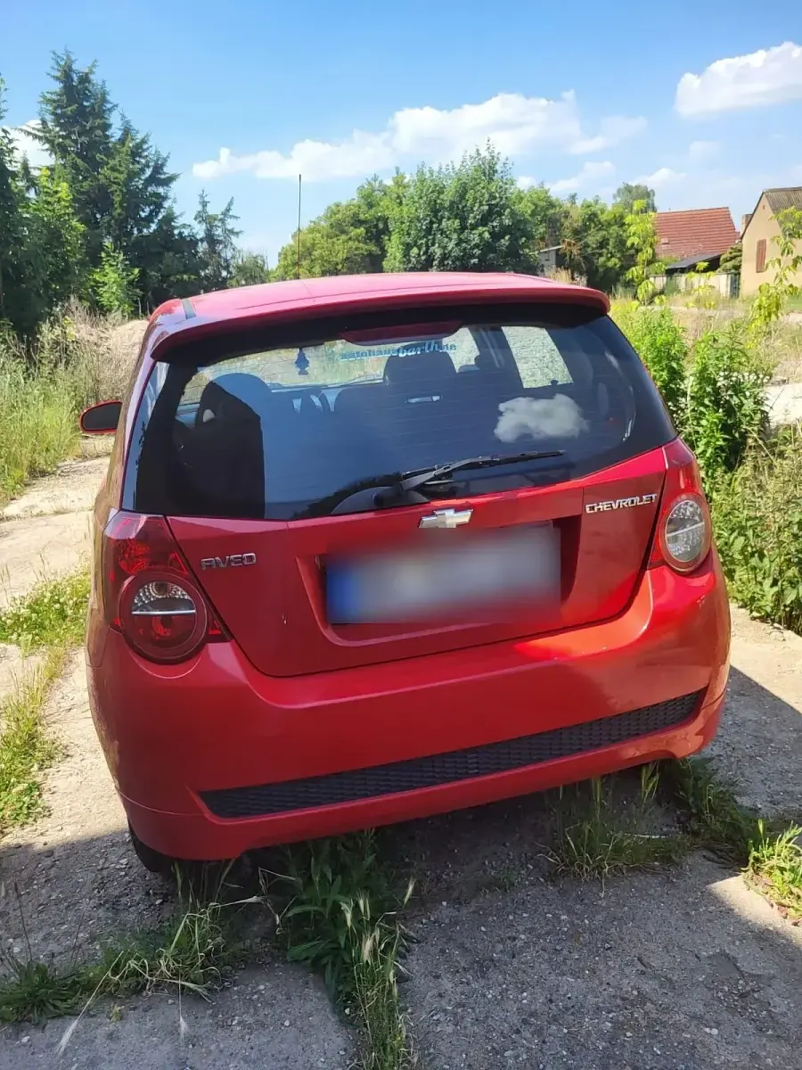 Gebraucht Chevrolet Aveo 100 PS (73 kW) 2008 Rot Kleinwagen