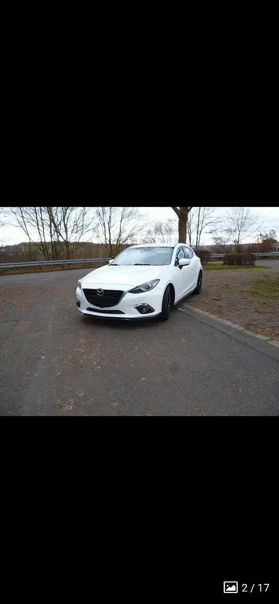 Gebraucht Mazda 3 Sports-Line 150 PS (110 kW) 2015 Weiß Limousine