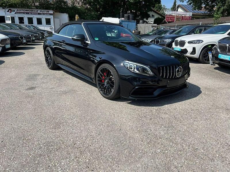 Schwarz Gebraucht 2021 Mercedes C63S AMG AMG Cabrio | 74.900 € (Teuer) - Bild 1/4