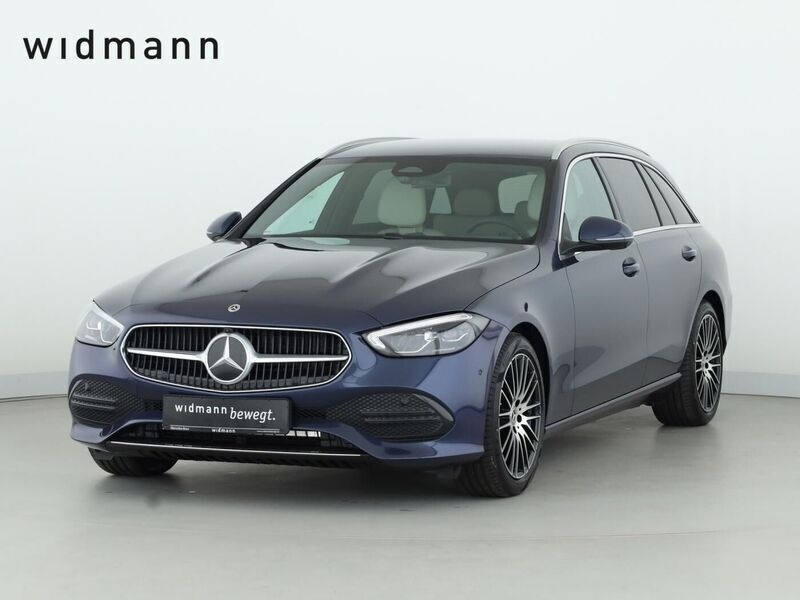 Metalliclack sodalithblau Gebraucht 2024 Mercedes C180 Kombi | 39.900 € (Etwas zu teuer) - Bild 1/4
