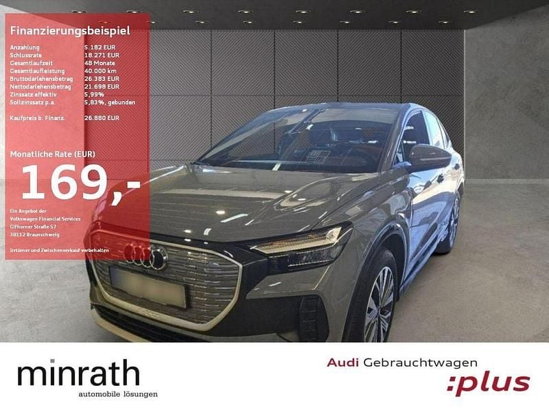 Kieselgrau Gebraucht 2023 Audi Q4 Sportback e-tron Advanced SUV | 26.880 € (Guter Preis) - Bild 1/4