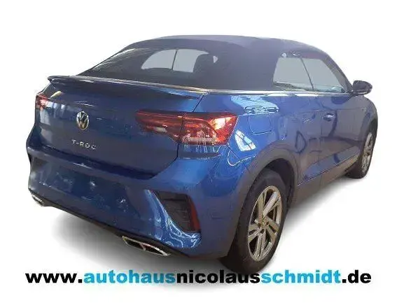 Gebraucht VW T-Roc Cabriolet R-line 150 PS (110 kW) 2025 Blau Cabrio