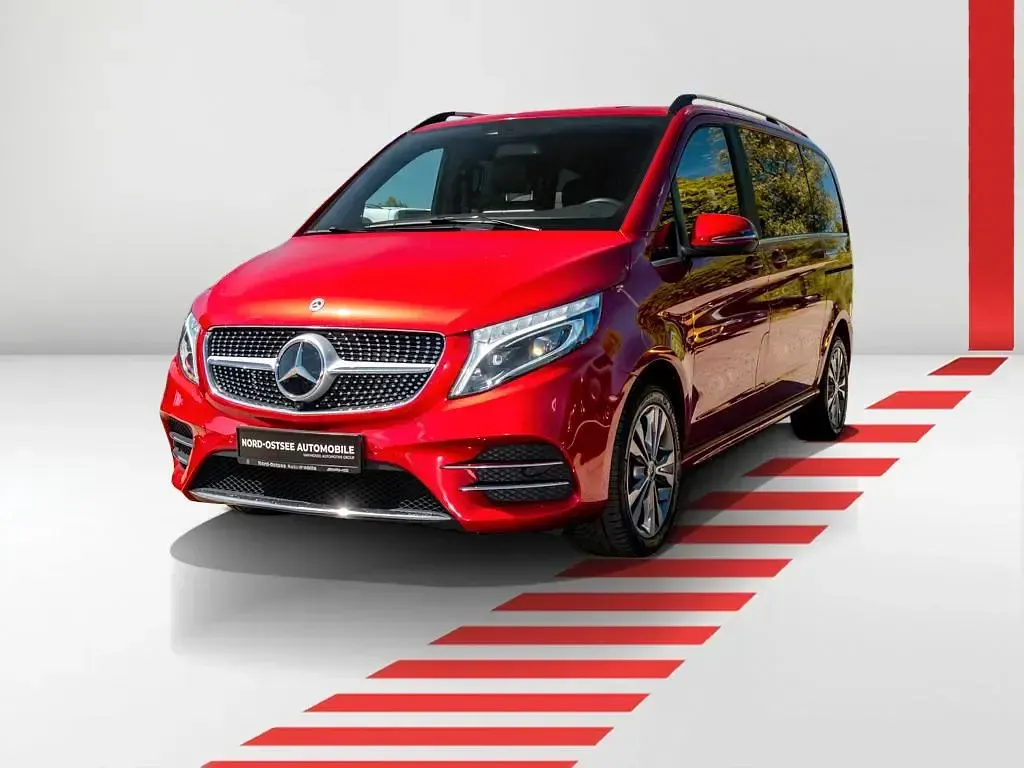 Gebraucht Mercedes V300 Avantgarde Edition 237 PS (174 kW) 2022 Hyazinthrot metallic Van / Kleinbus