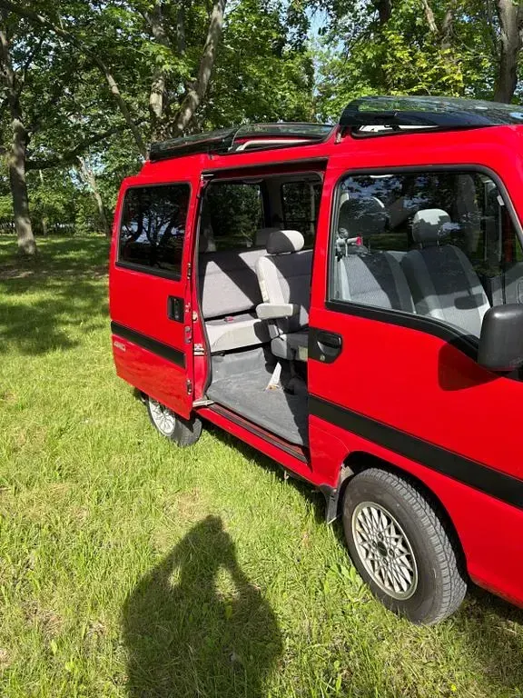Gebraucht Subaru Libero 54 PS (39 kW) 1994 Rot Van / Kleinbus