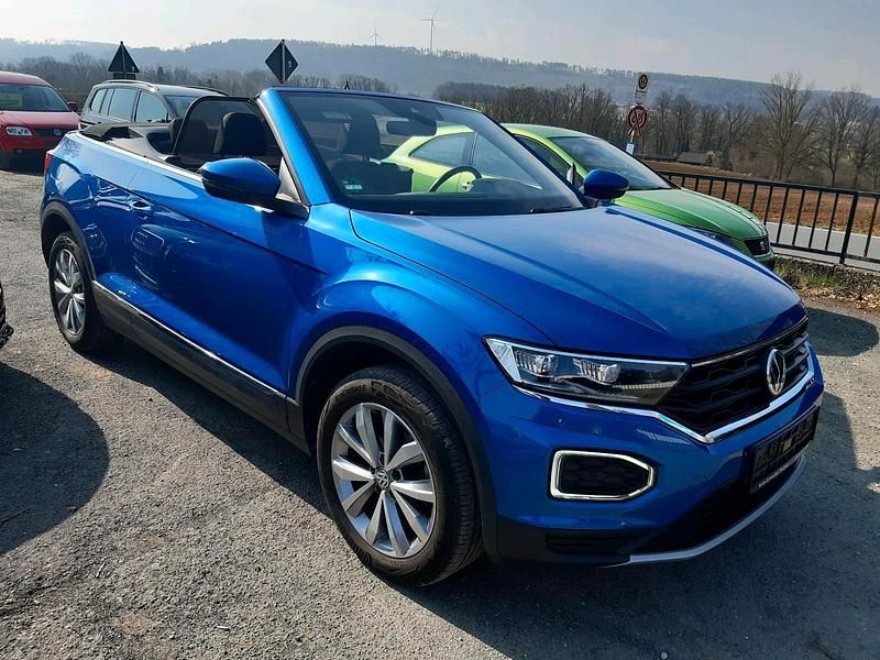 Gebraucht VW T-Roc Cabriolet 150 PS (110 kW) 2020 Blau Cabrio