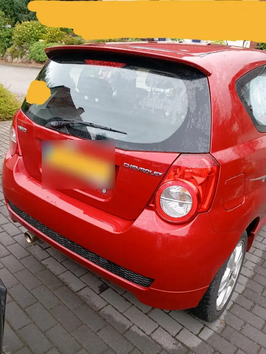 Gebraucht Chevrolet Aveo 74 PS (54 kW) 2010 Rot Kleinwagen