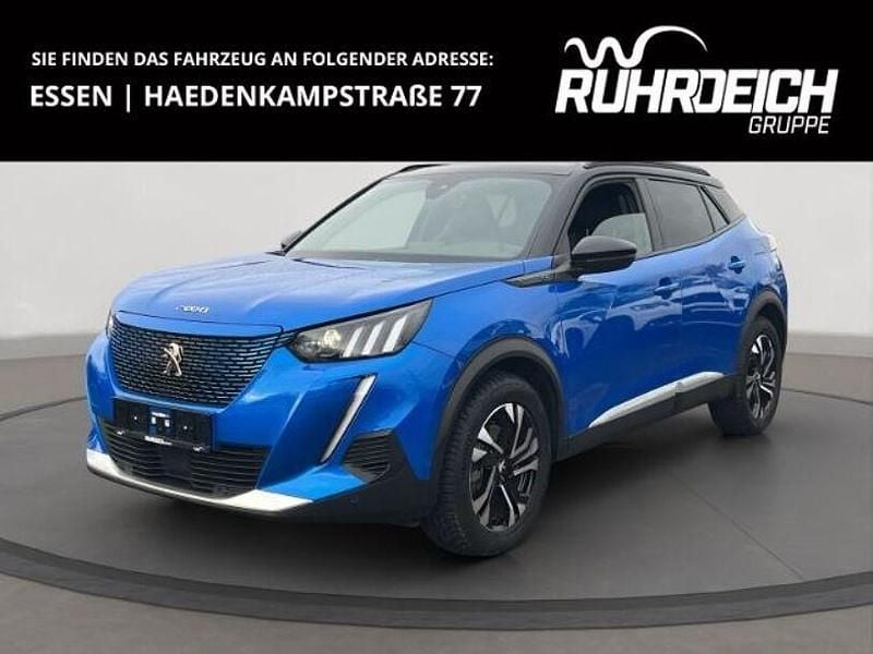 Blau/typ aussenverkleidung met (metallic) Gebraucht 2023 Peugeot e-2008 GT SUV | 19.990 € (Fairer Preis) - Bild 1/4