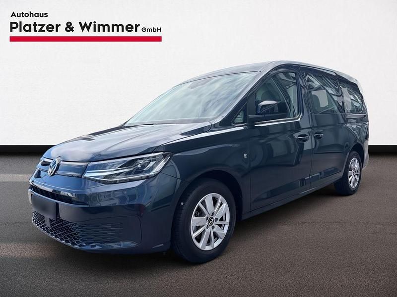 Neu VW Caddy Maxi 122 PS (89 kW) 2025 Blau Van / Kleinbus
