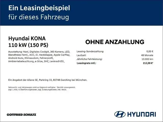 Neu Hyundai Kona Trend 150 PS (110 kW) 2026 (unbekannt) SUV