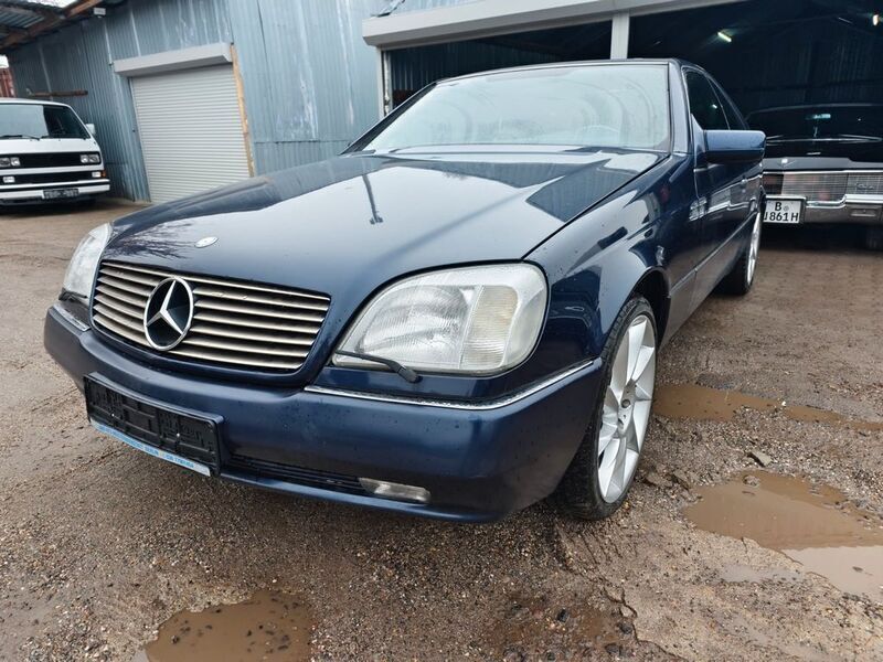 Blau Gebraucht 1995 Mercedes CL500 Coupé | 17.990 € - Bild 1/4