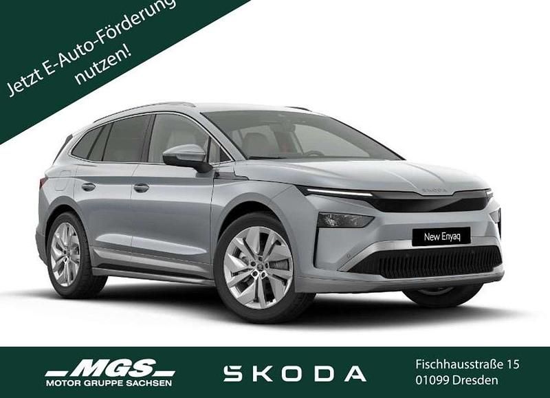 Neu Skoda Enyaq iV Clever 210 kW (286 PS) 2026 Smokey diamondsilber metallic SUV
