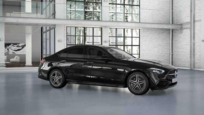 Gebraucht Mercedes C220 AMG 197 PS (144 kW) 2023 Unilack schwarz Limousine