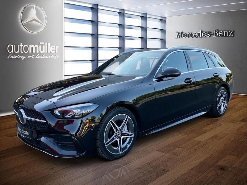 Schwarz Gebraucht 2024 Mercedes C220 AMG Limousine | 39.560 € (Fairer Preis) - Bild 1/3