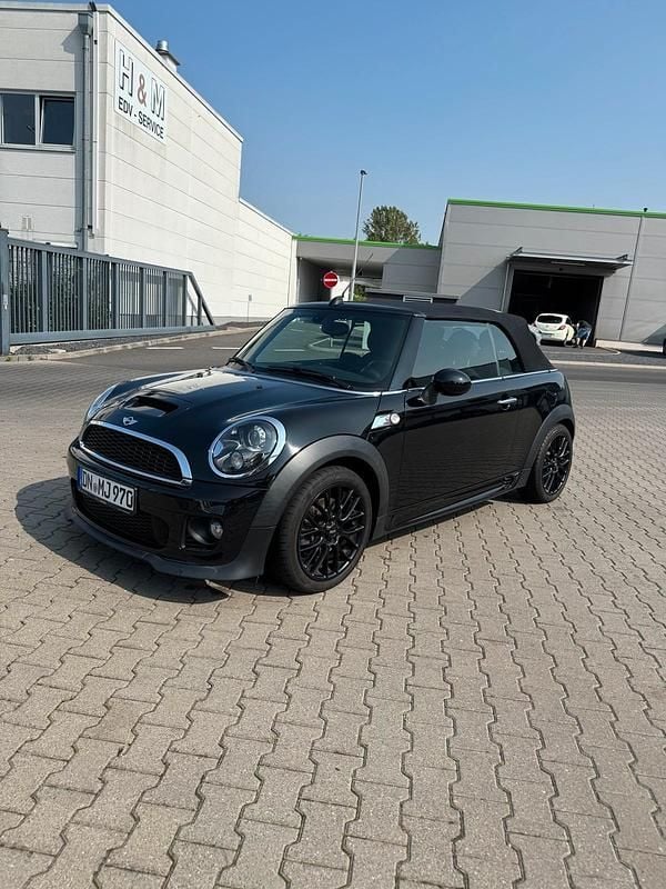 Schwarz Gebraucht 2014 Mini John Cooper Works Cabriolet Cabrio | 16.500 € (Fairer Preis) - Bild 1/4