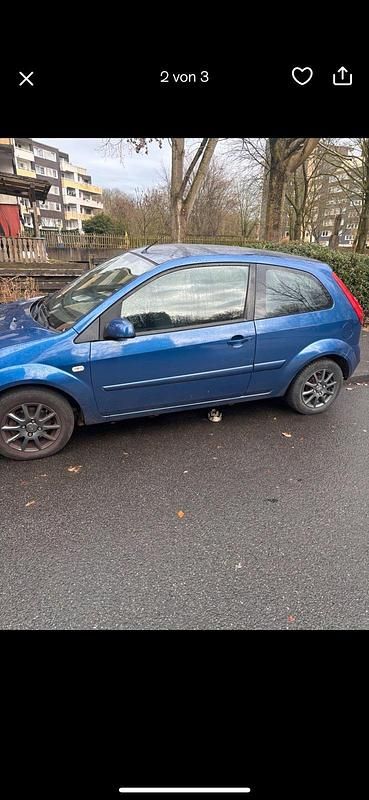 Gebraucht Ford Fiesta 2008 Blau Kleinwagen