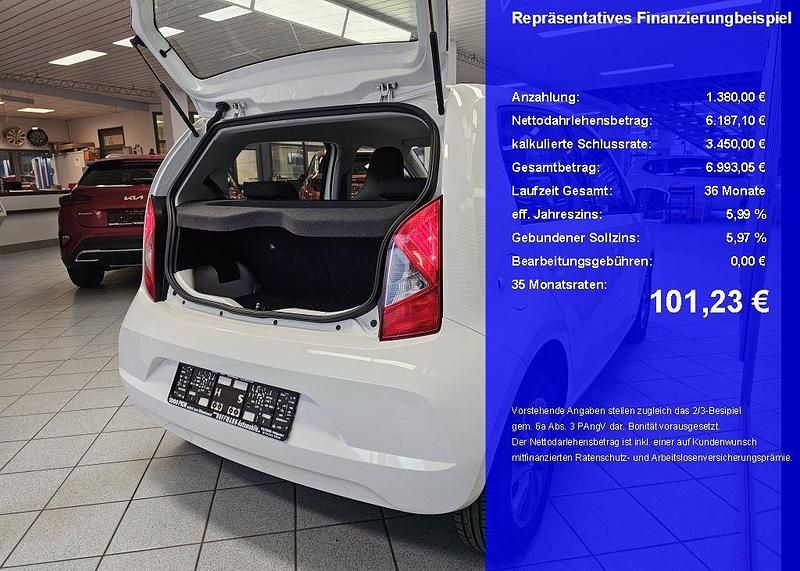 Gebraucht Seat Mii Style 75 PS (55 kW) 2015 Weiß Kleinwagen